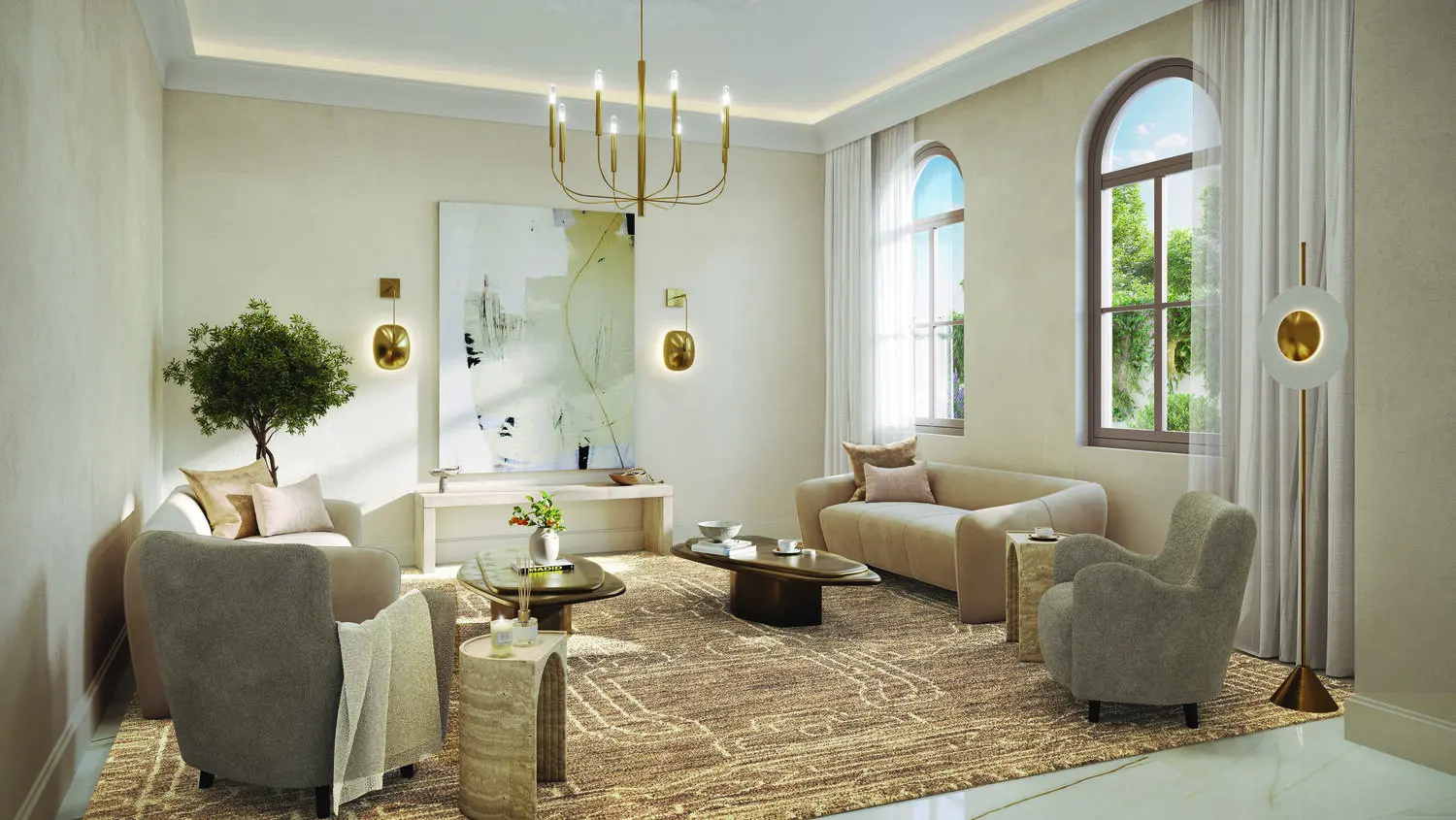 Bloom Living Almeria elegant bedroom with modern finishes and natural light