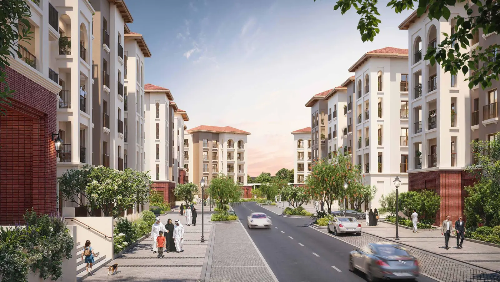 Bloom Living Granada 2 Abu Dhabi exterior architecture blending traditional Mediterranean with modern urban design..jpg