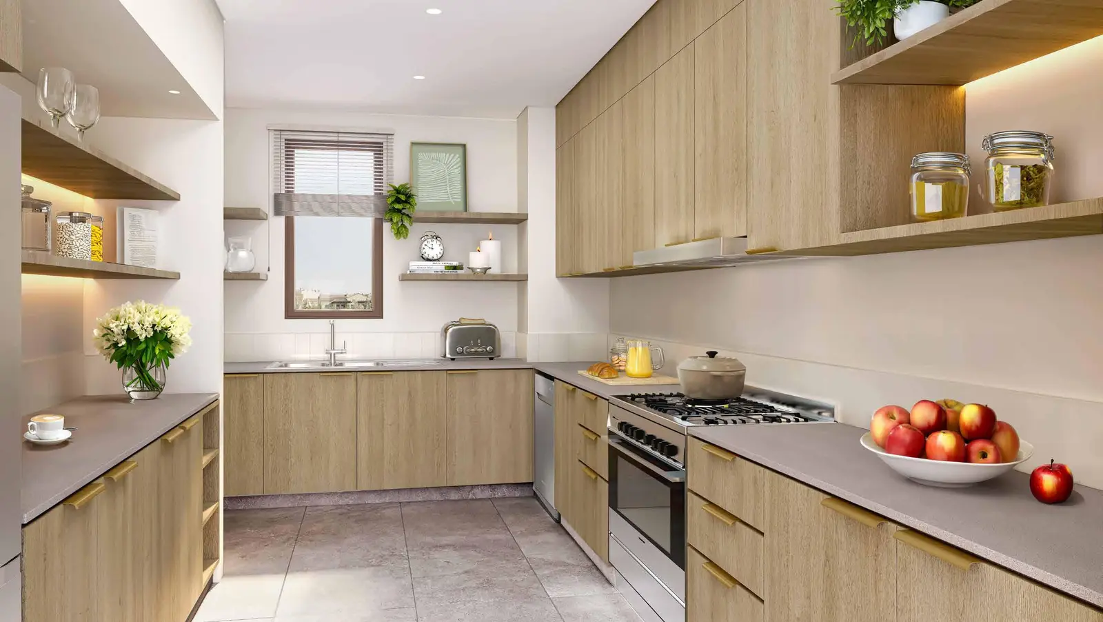 Bloom Living Granada 2 Abu Dhabi apartment living room with modern finishes and open layout design.jpg