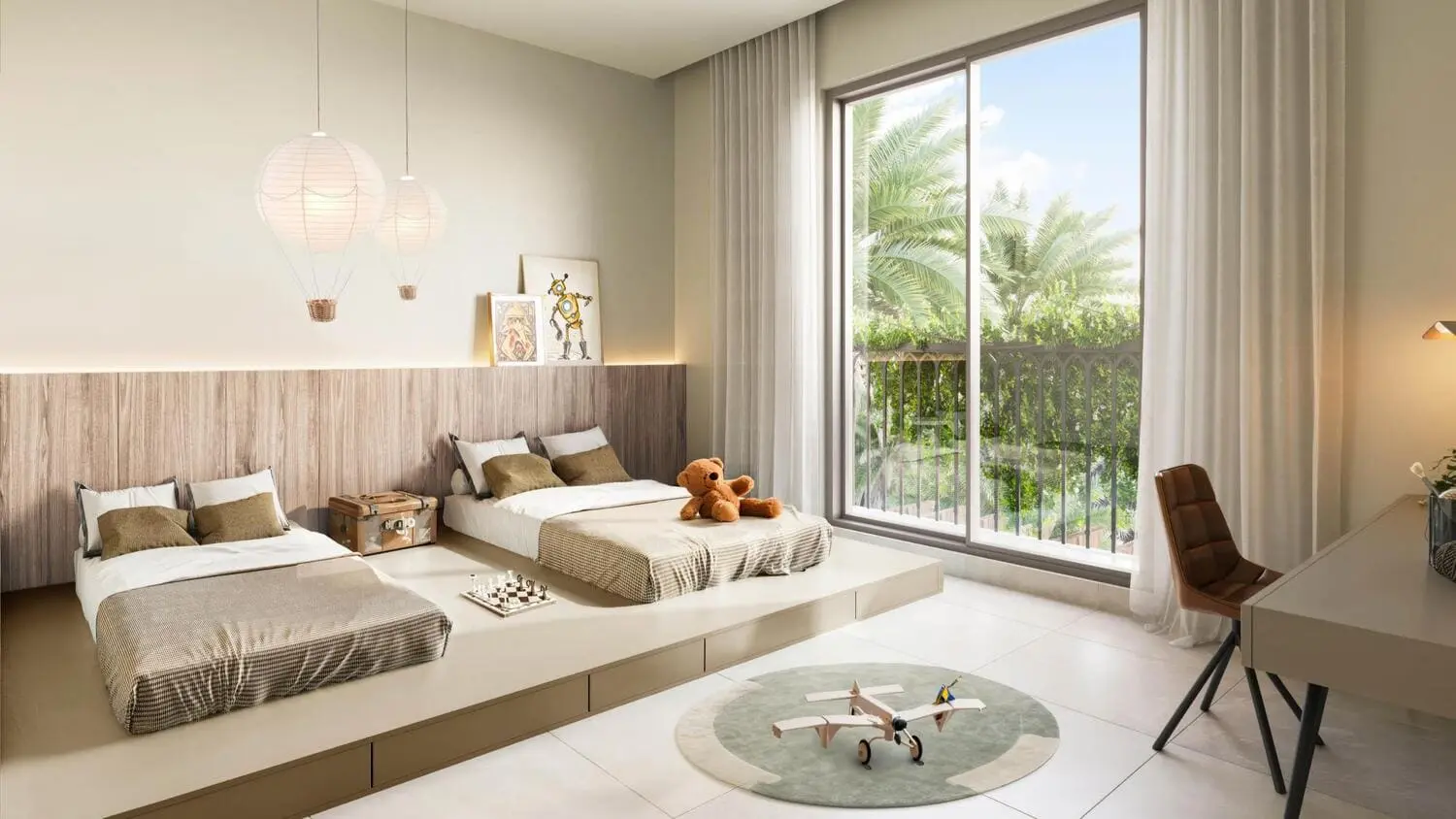 Bloom Living Olvera elegant bedroom with modern finishes and natural light