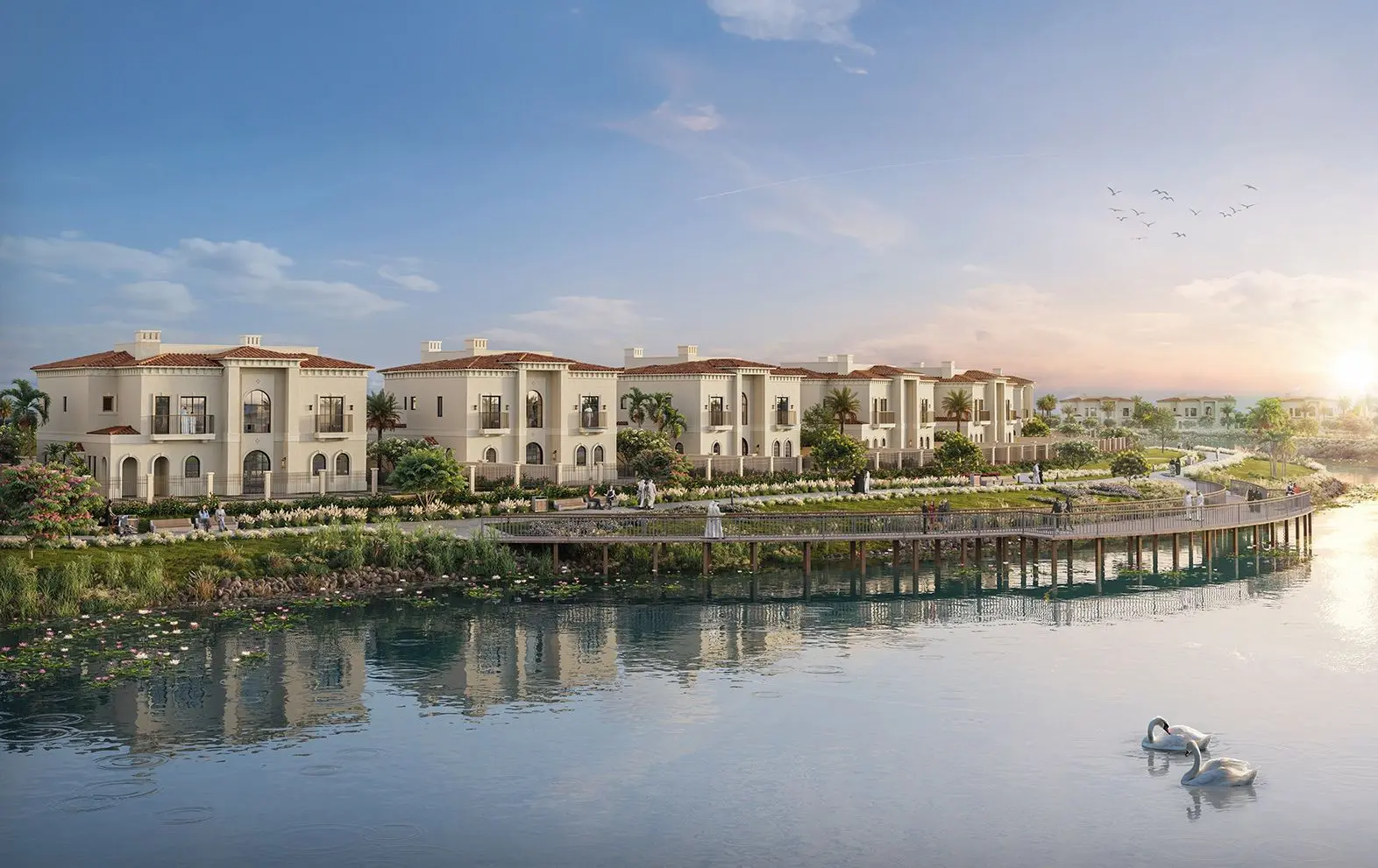 Marbella Bloom Living Zayed City Abu Dhabi premium villa facades with family-friendly community landscapes